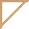 Ekena Millwork Traditional Slat Smooth Bracket, Western Red Cedar, 3 1/2"W x 48"D x 48"H BKT04X48X48TRA06SWR - alternate 2